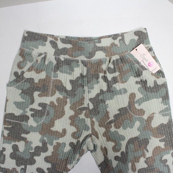 Secret Treasures NWT XS 0-2 Waffle Jogger Camouflage Pattern & Pockets - Picture 10 of 14